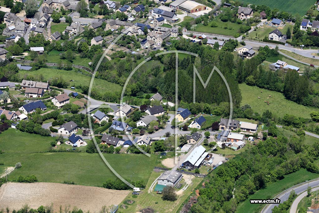 Photo arienne de Brenoux (Val de Nize)