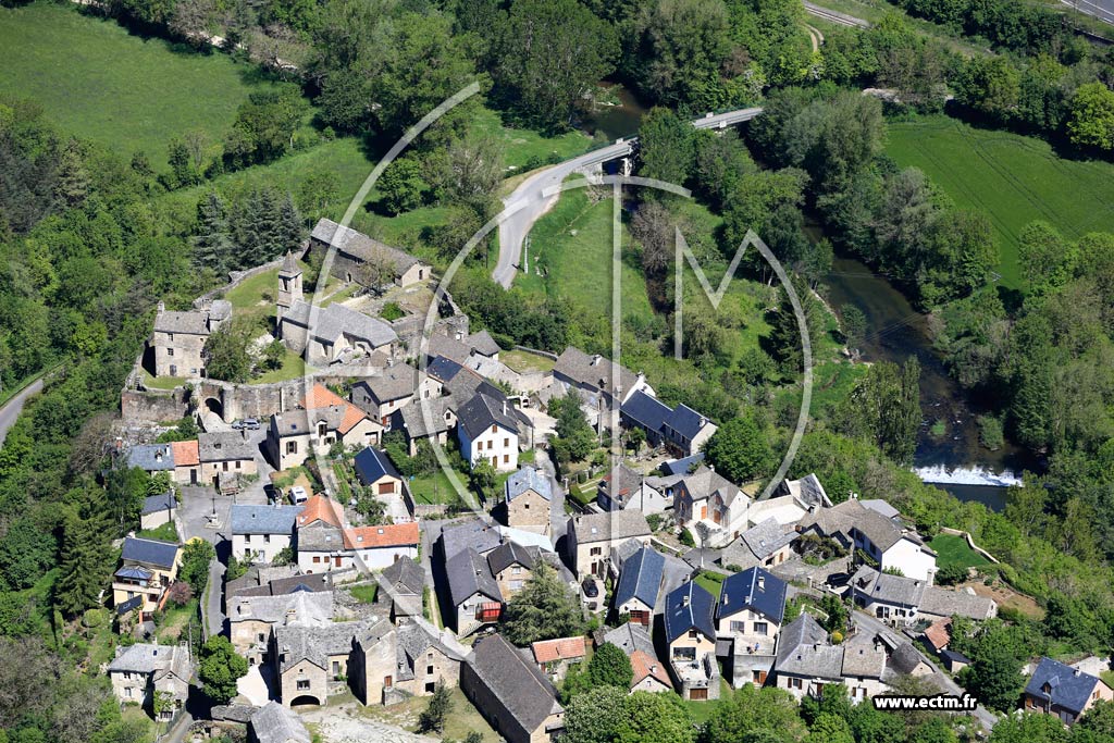 Photo arienne de Chanac (Le Villard)