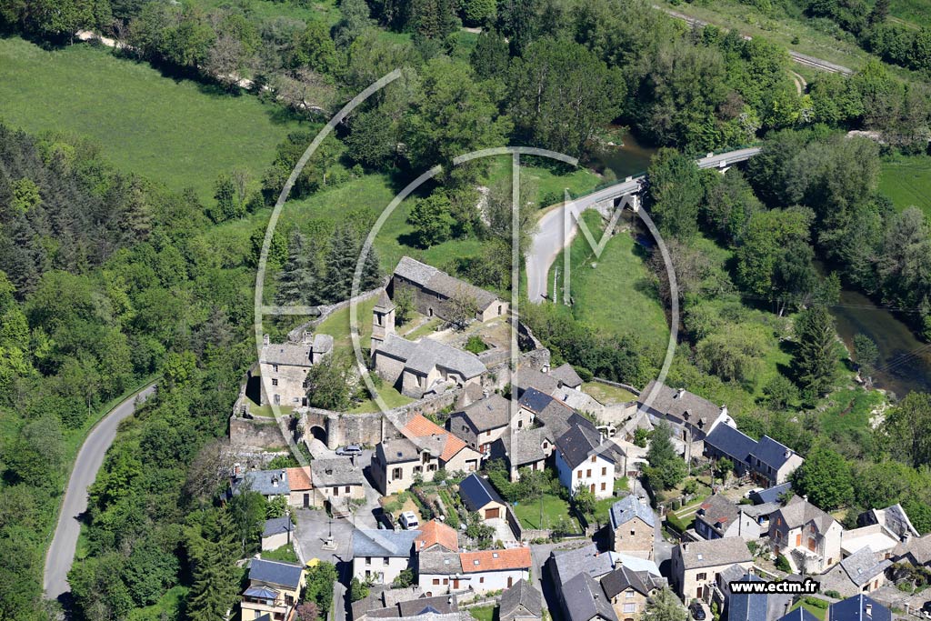 Photo arienne de Chanac (Le Villard)