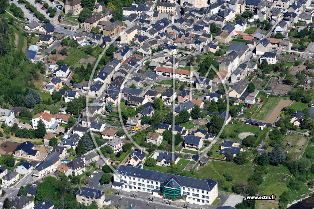 Photo arienne de Florac-Trois-Rivires