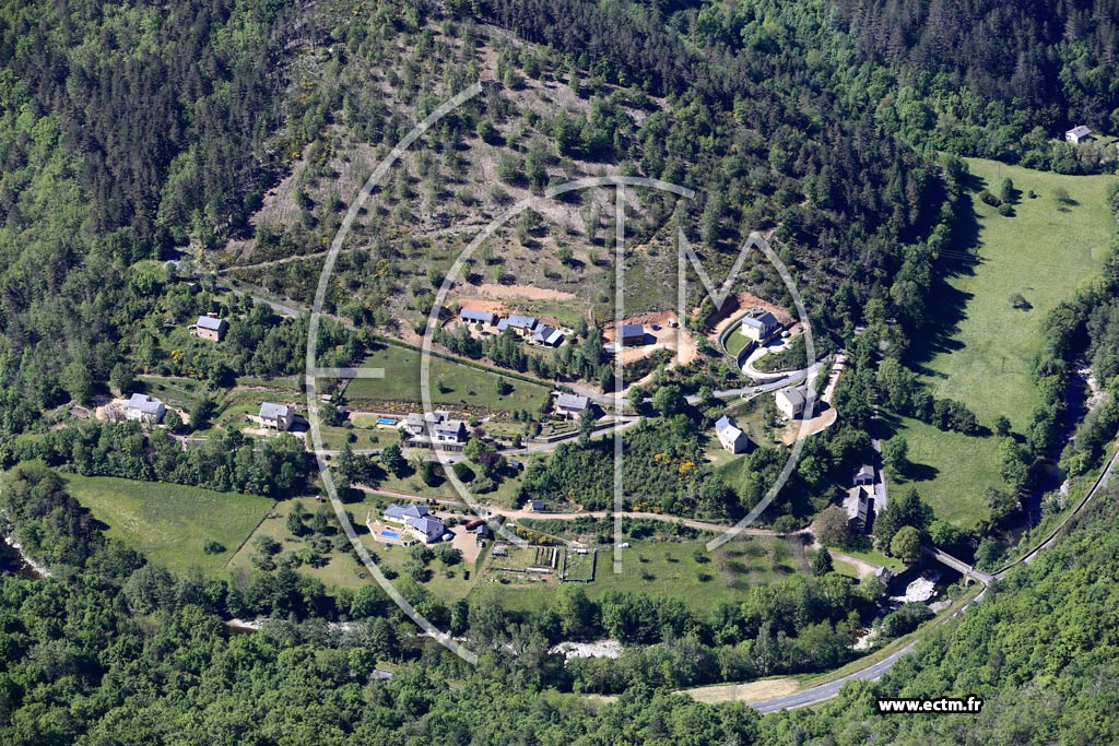 Photo arienne de Florac-Trois-Rivires (La Salle-Prunet)