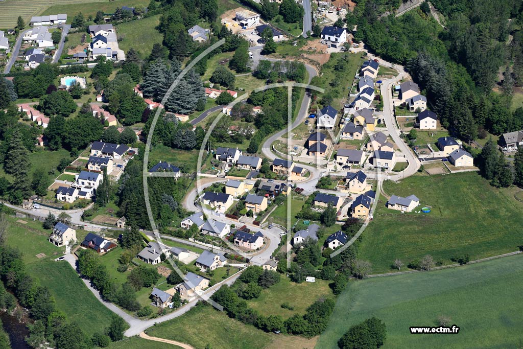 Photo arienne de Florac-Trois-Rivires (Le Pont du Tarn)