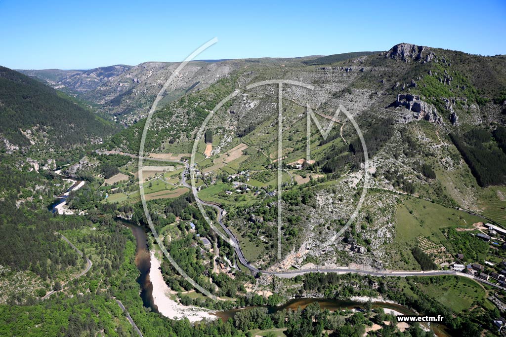 Photo arienne de Gorges du Tarn Causses (Del Ron)