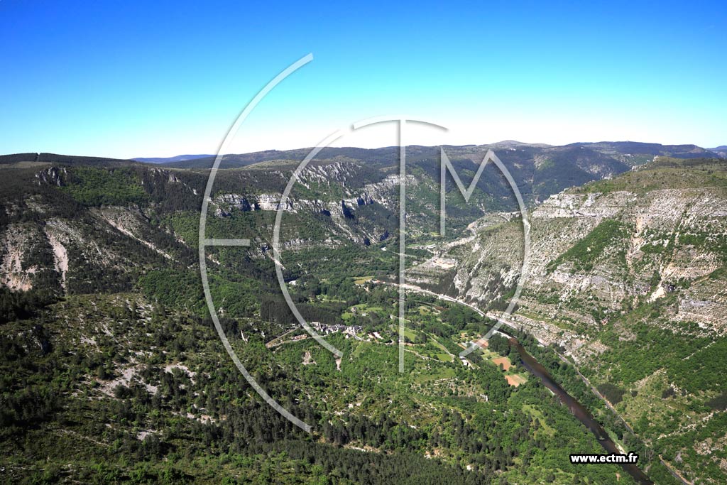 Photo arienne de Gorges du Tarn Causses (Montbrun)