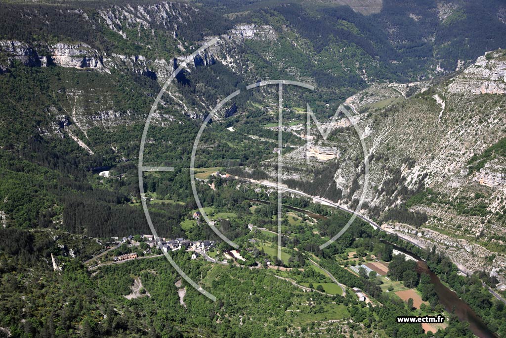 Photo arienne de Gorges du Tarn Causses (Montbrun)