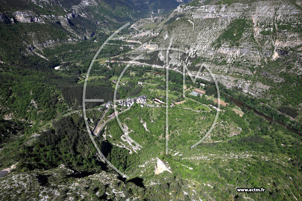 Photo arienne de Gorges du Tarn Causses (Montbrun)
