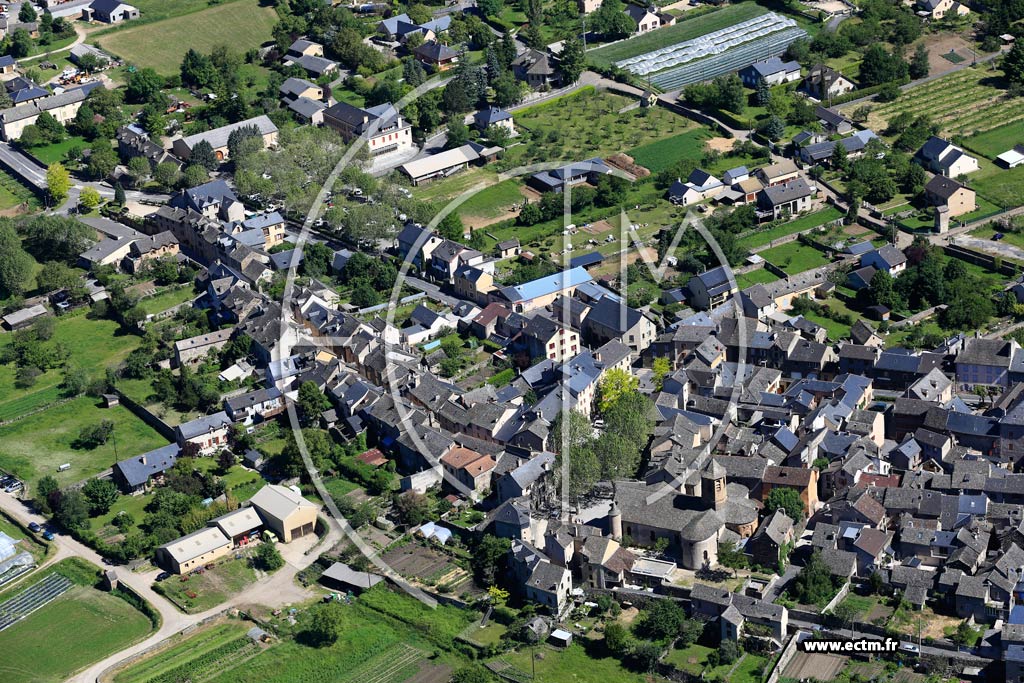 Photo arienne de Ispagnac