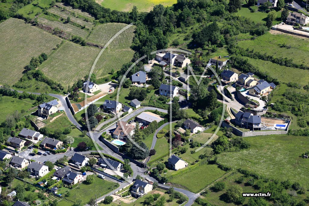 Photo arienne de Ispagnac (Molines)