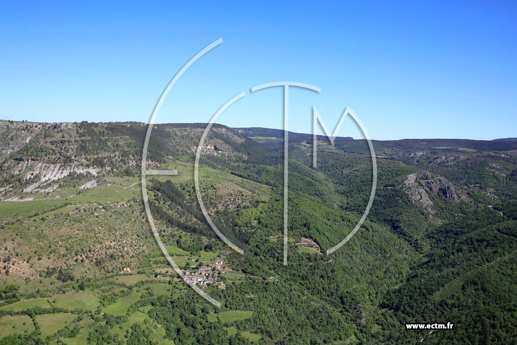 Photo arienne de Ispagnac (Salanson)