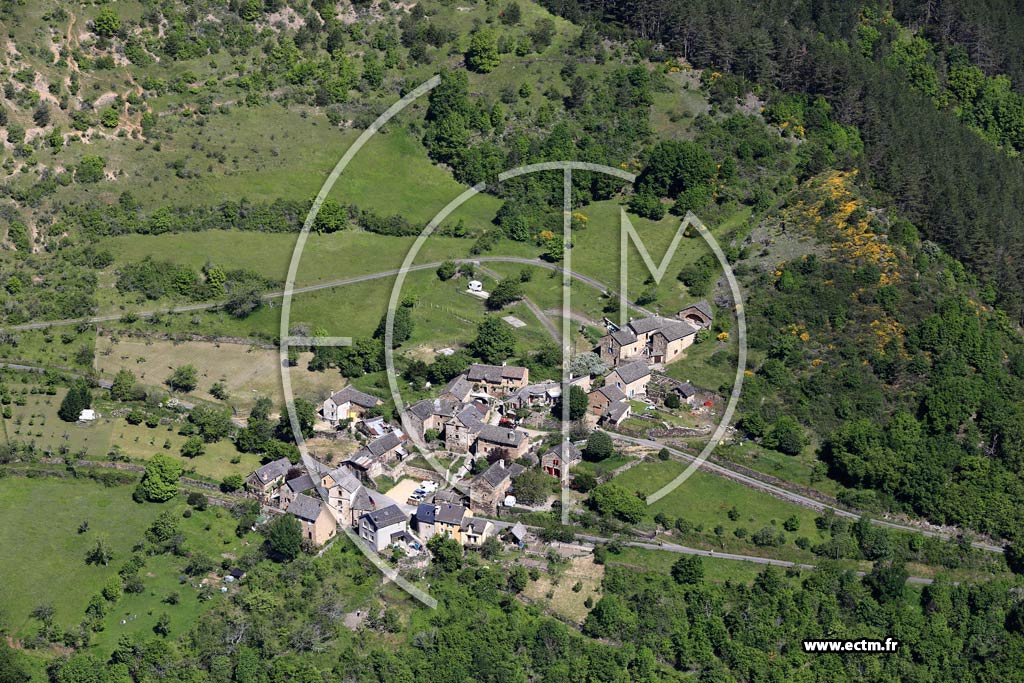 Photo arienne de Ispagnac (Salanson)