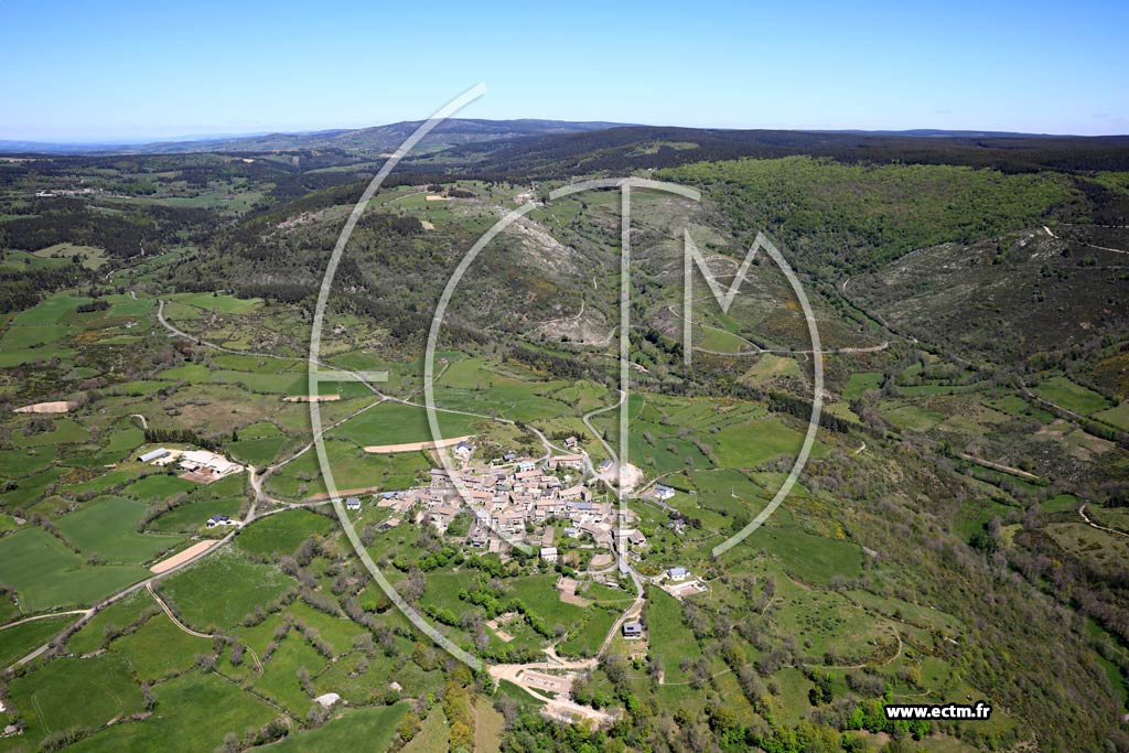 Photo arienne de Le Born (Saint-Martin)