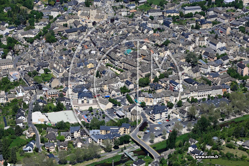 Photo arienne de Marvejols