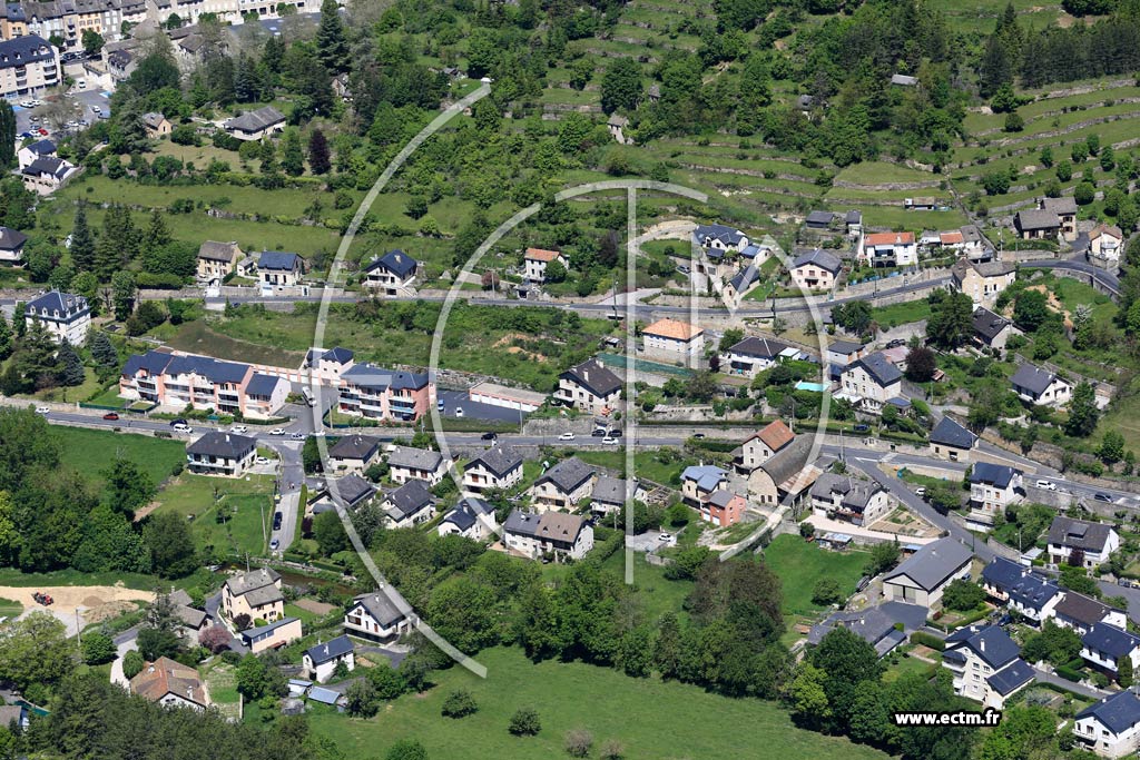 Photo arienne de Marvejols (l'Empry)