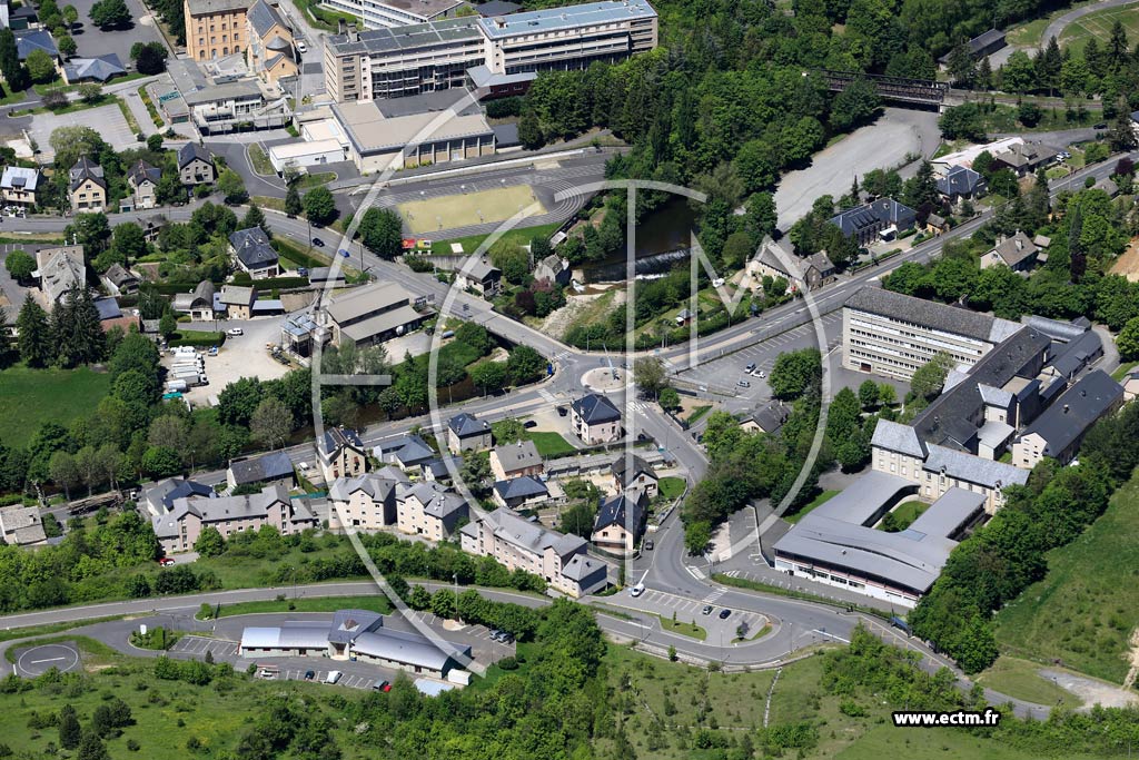 Photo arienne de Mende (Fontanilles)
