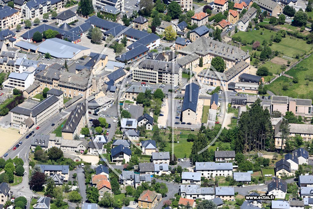 Photo arienne de Mende (Le Chapelirou)