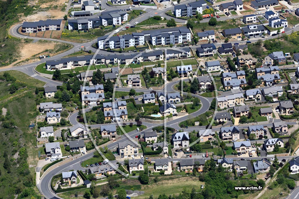 Photo arienne de Mende (Les Pouset)