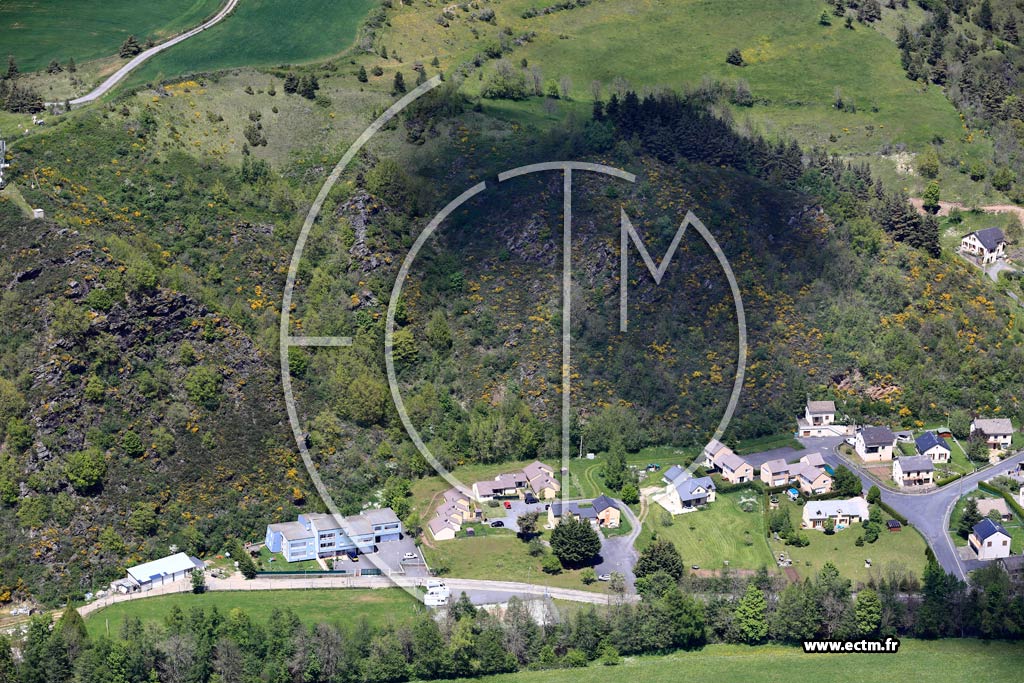 Photo arienne de Mont-Lozre-et-Goulet (Bagnols-les-Bains)