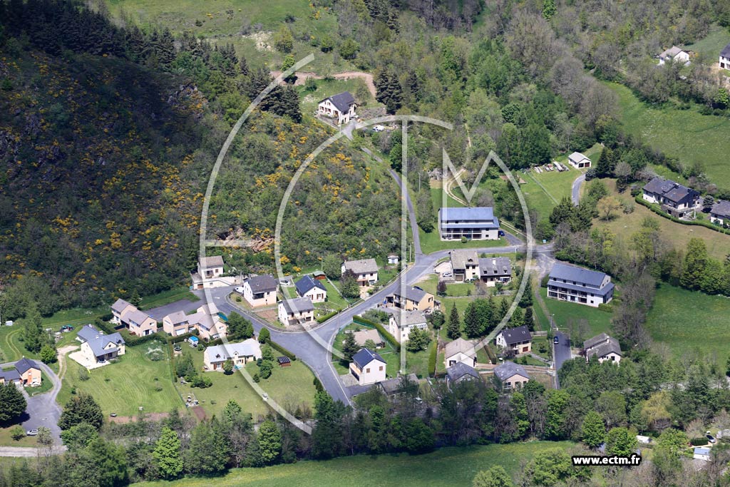Photo arienne de Mont-Lozre-et-Goulet (Bagnols-les-Bains)