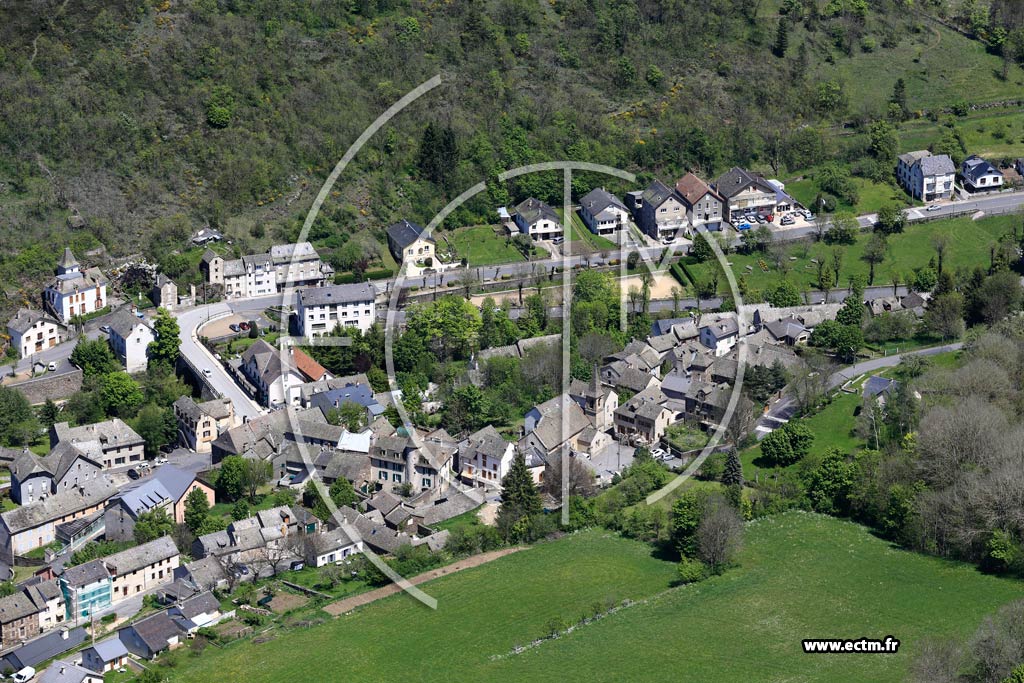 Photo arienne de Mont-Lozre-et-Goulet (Bagnols-les-Bains)