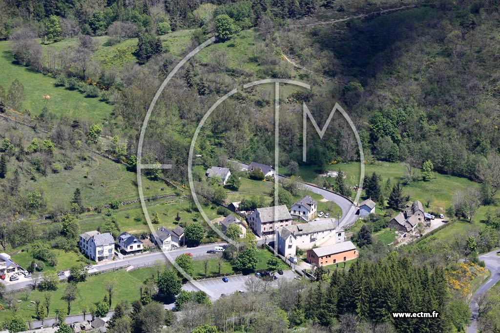Photo arienne de Mont-Lozre-et-Goulet (Bagnols-les-Bains)
