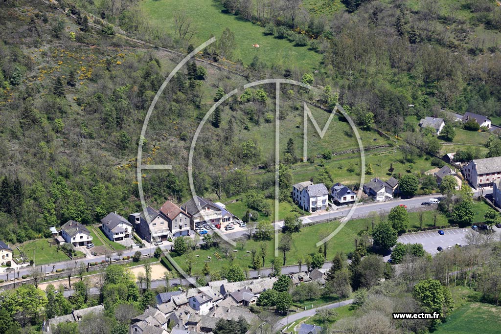Photo arienne de Mont-Lozre-et-Goulet (Bagnols-les-Bains)