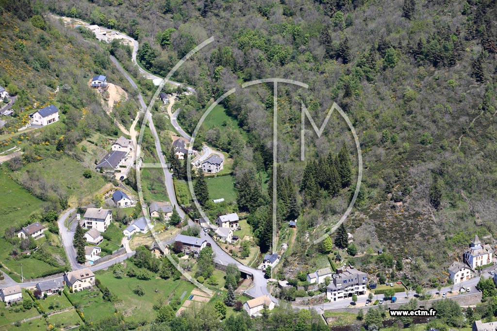 Photo arienne de Mont-Lozre-et-Goulet (Bagnols-les-Bains)