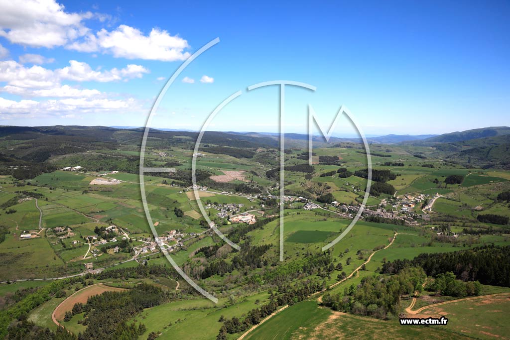 Photo arienne de Mont-Lozre-et-Goulet (Le Bleymard)