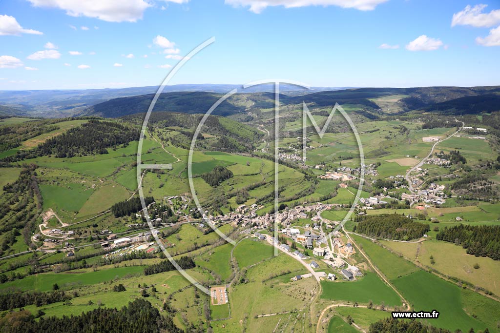 Photo arienne de Mont-Lozre-et-Goulet (Le Bleymard)