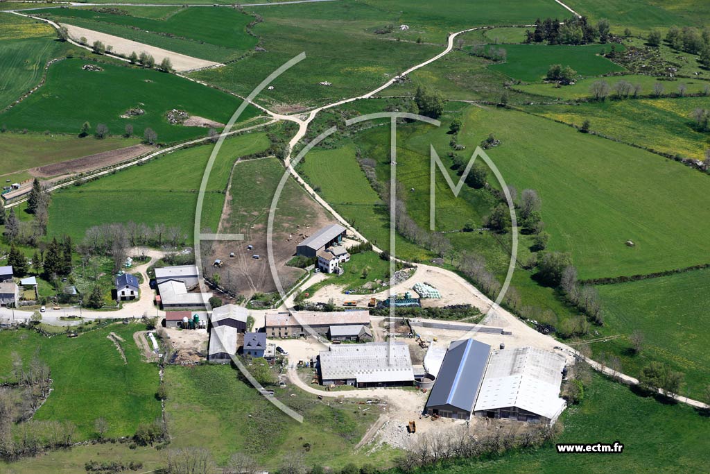 Photo arienne de Rieutort-de-Randon (Le Bouchet)