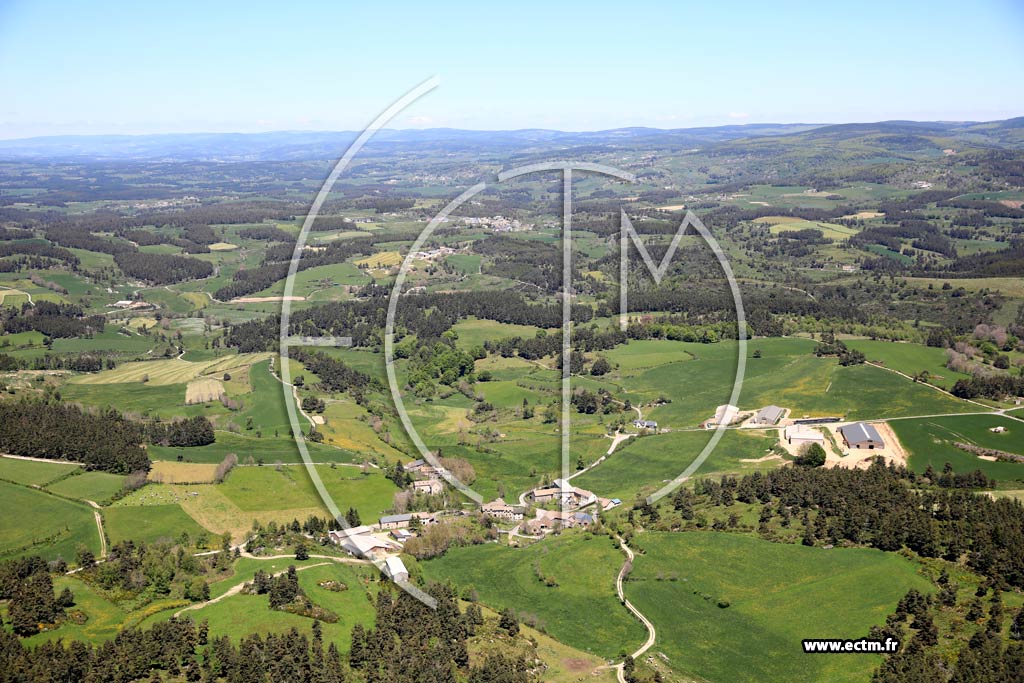 Photo arienne de Rieutort-de-Randon (Le Savigner)