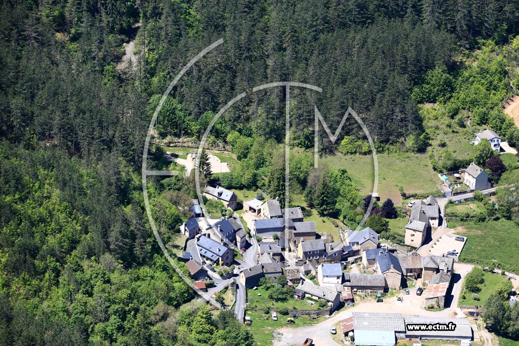 Photo arienne de Saint-Bauzile (Les Fonts)