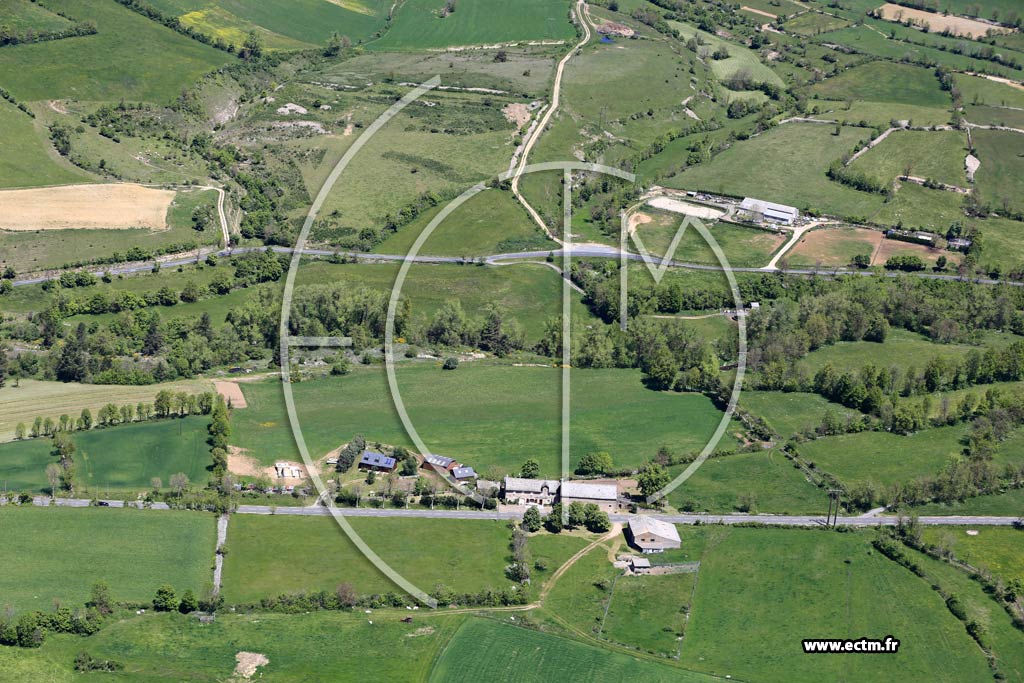 Photo arienne de Saint-tienne-du-Valdonnez (Molines)