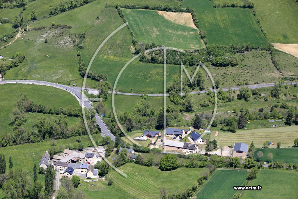 Photo arienne de Saint-tienne-du-Valdonnez (Molines)