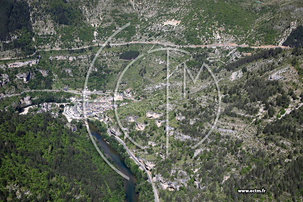 Photo arienne de Gorges du Tarn Causses (Sainte-nimie)