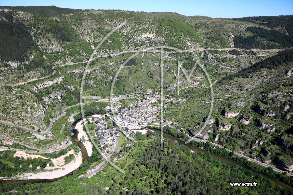 Photo arienne de Gorges du Tarn Causses (Sainte-nimie)