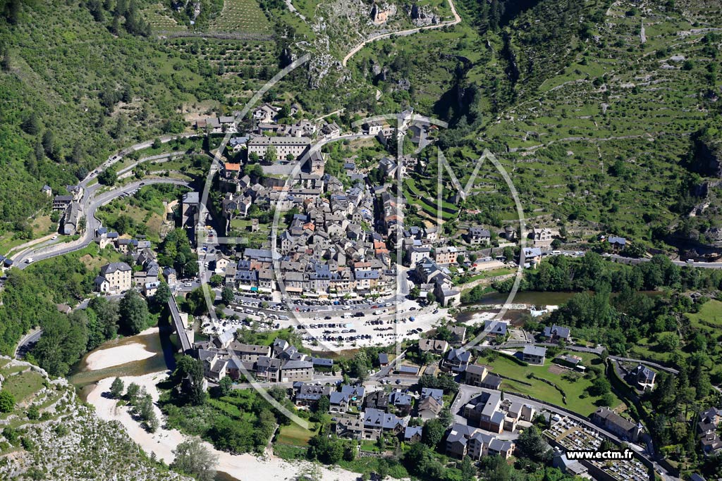 Photo arienne de Gorges du Tarn Causses (Sainte-nimie)