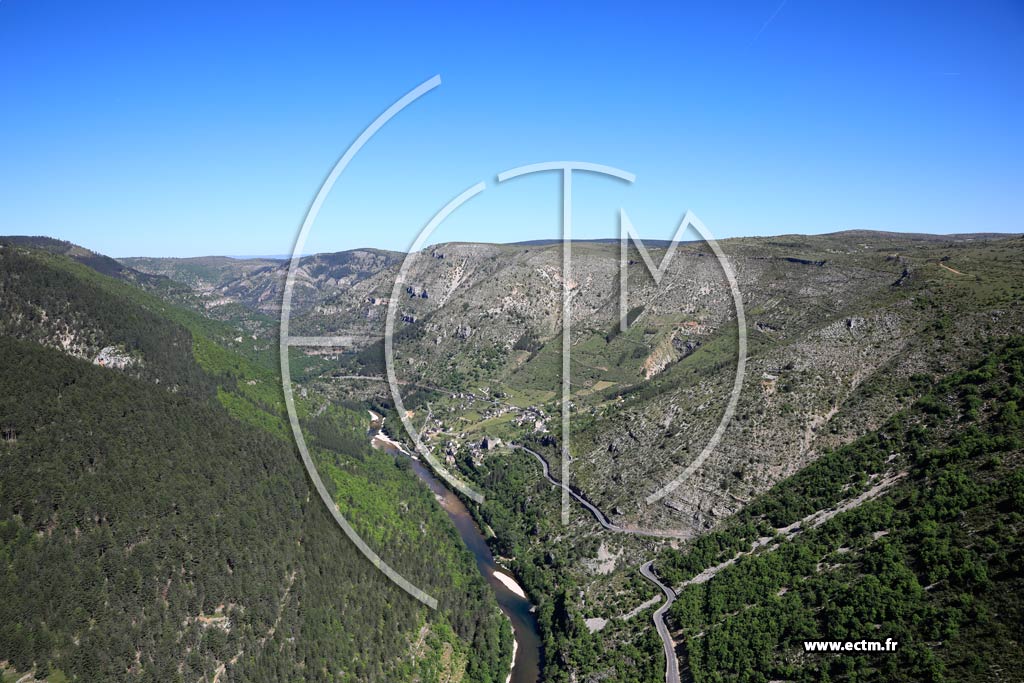 Photo arienne de Gorges du Tarn Causses (Prades)