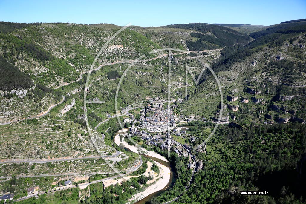 Photo arienne de Gorges du Tarn Causses (Sauveterre)