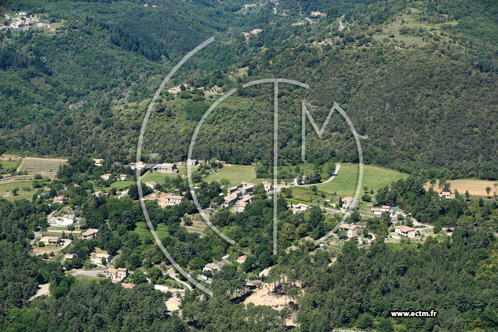 Photo arienne de Ailhon (Das)