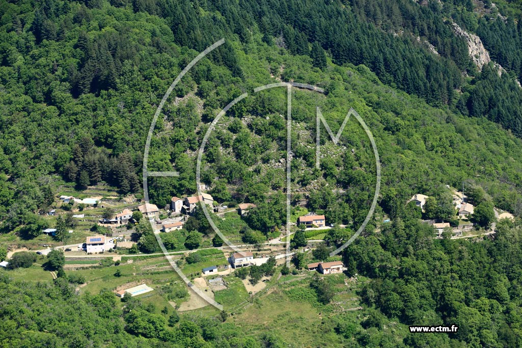 Photo arienne de Antraigues-sur-Volane (Le Curadou)