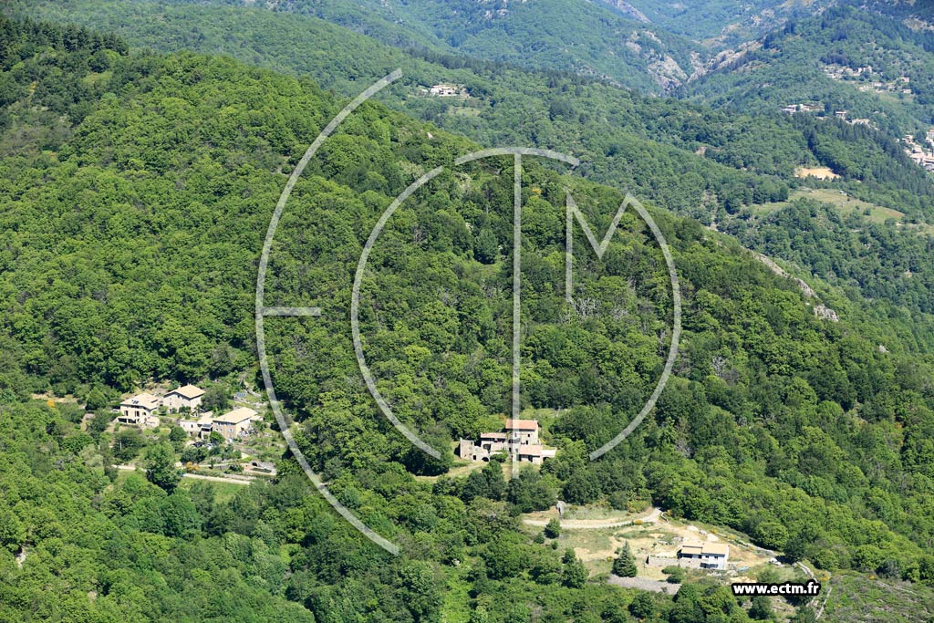 Photo arienne de Asperjoc (La Combe)