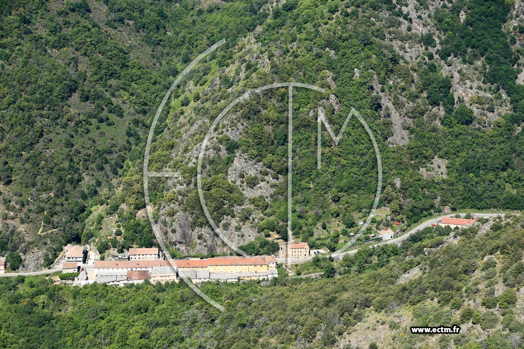 Photo arienne de Asperjoc (Le Pont du Bridou)