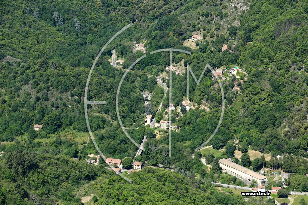 Photo arienne de Asperjoc (Les Granges)