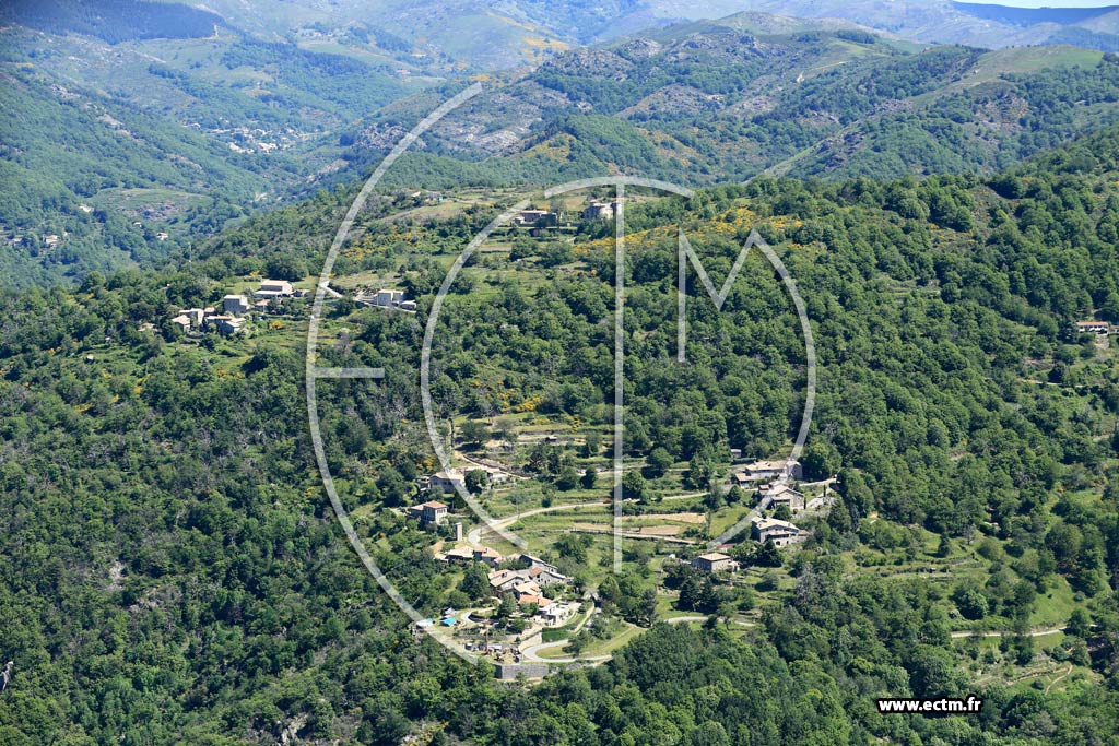 Photo arienne de Genestelle (Valgironne)
