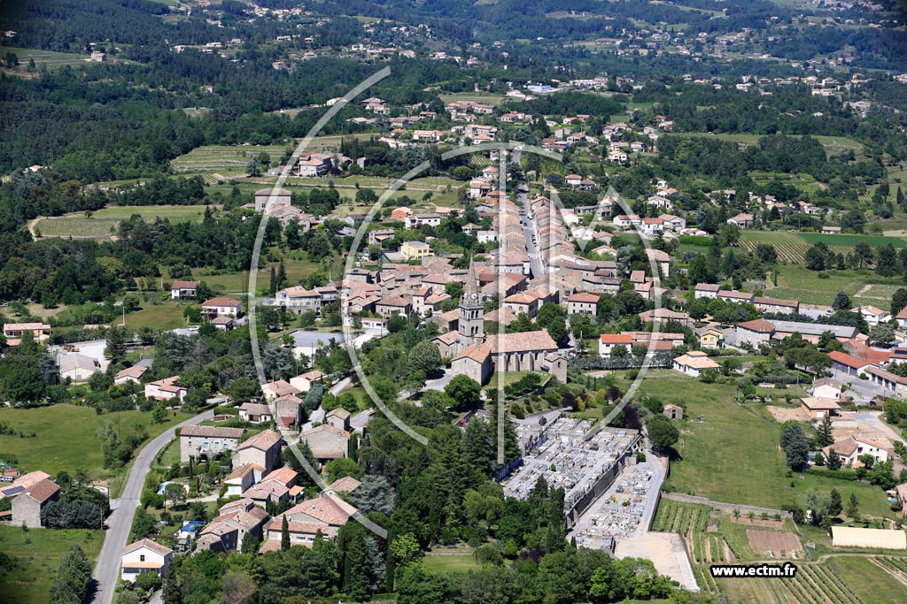 Photo arienne de Lablachre