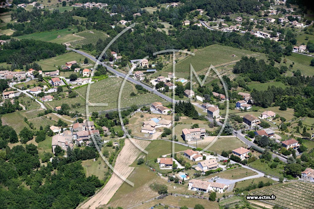 Photo arienne de Lablachre (La Thibonne)