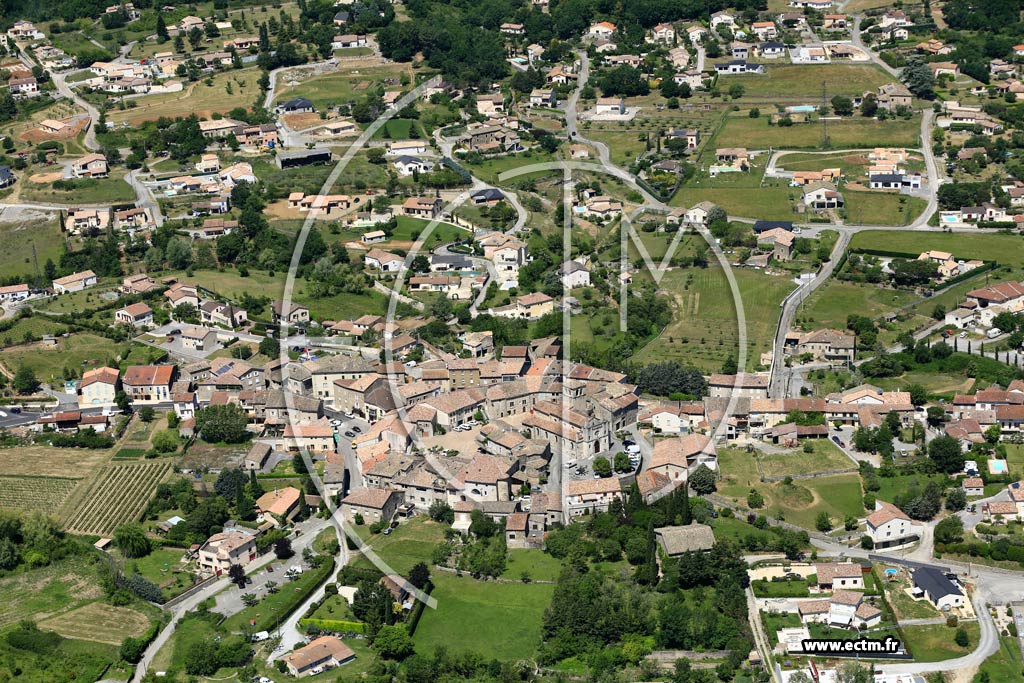 Photo arienne de Lachapelle-Sous-Aubenas