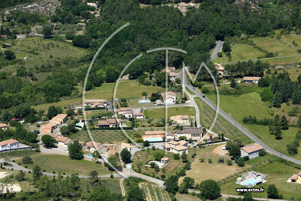 Photo arienne de Lachapelle-Sous-Aubenas (Arbeyre)