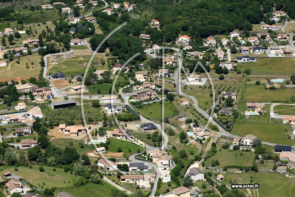 Photo arienne de Lachapelle-Sous-Aubenas (Gauthier)