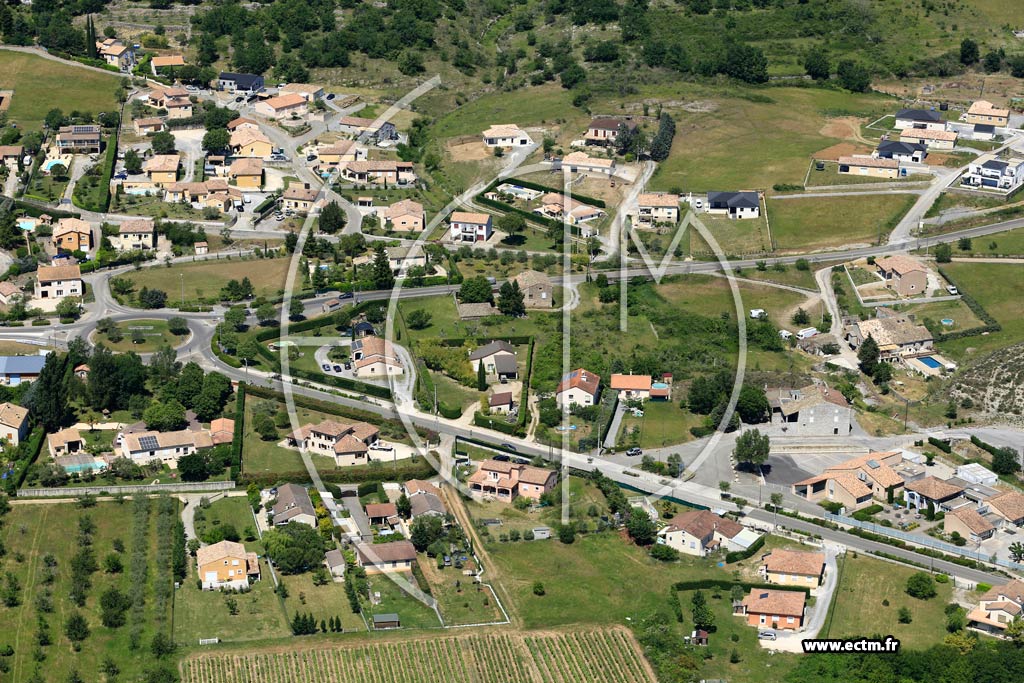 Photo arienne de Lachapelle-Sous-Aubenas (Le Sauzet)